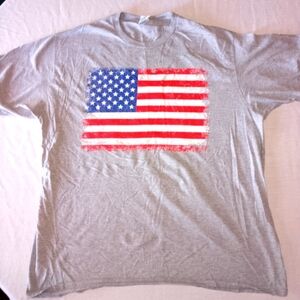 Port and Company US American Flag Graphic T-Shirt
